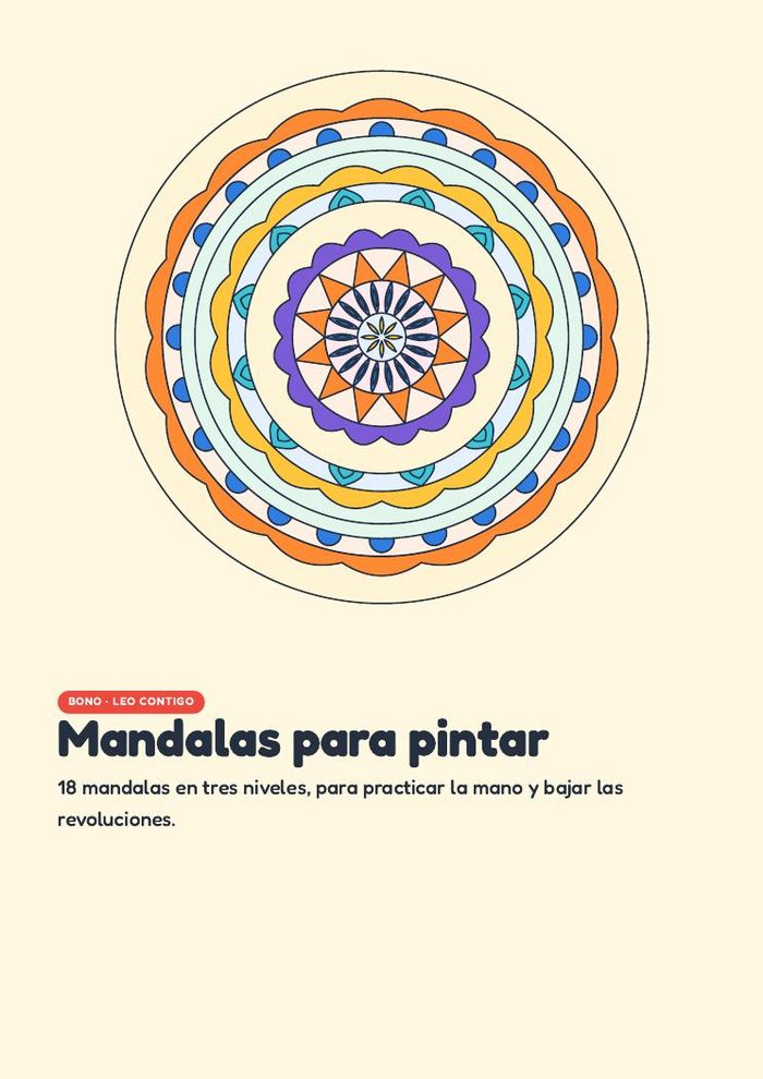 Portada del regalo: mandalas para pintar